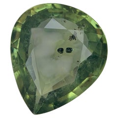 2.30 Carat Natural Loose Teal Sapphire Stone Pear Cut Madagascar Gemstone