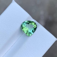 2.25 Carat Natural Loose Mint Green Tourmaline Pear Cut Afghan Gemstone