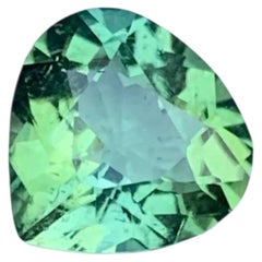 2.25 Carat Natural Loose Mint Green Tourmaline Pear Cut Afghan Gemstone