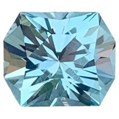 4.25 Carat Natural Loose Sky Blue Color Topaz Fancy Cut African Gemstone