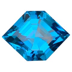 8.60 Carat Natural Loose Sky Blue Color Topaz Fancy Cut African Gemstone