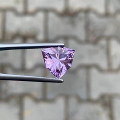 3.55 Carat Natural Loose Purple Amethyst Stone Fancy Cut Brazilian Gemstone