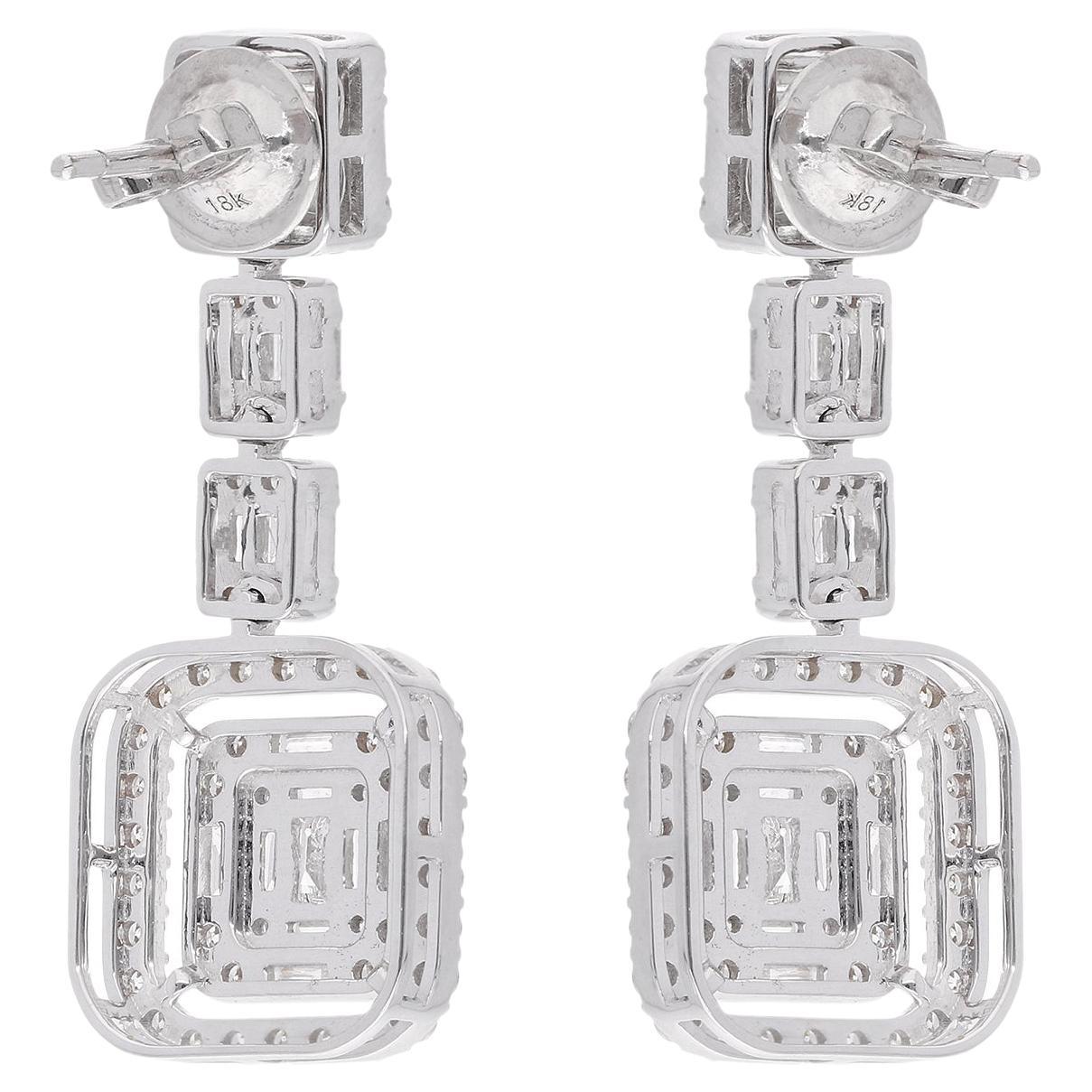Indulge in the luxurious beauty of our handmade Diamond Earrings. These stunning earrings are meticulously crafted by skilled artisans to create a one-of-a-kind piece of jewelry that is as unique as it is beautiful. These earrings are available in