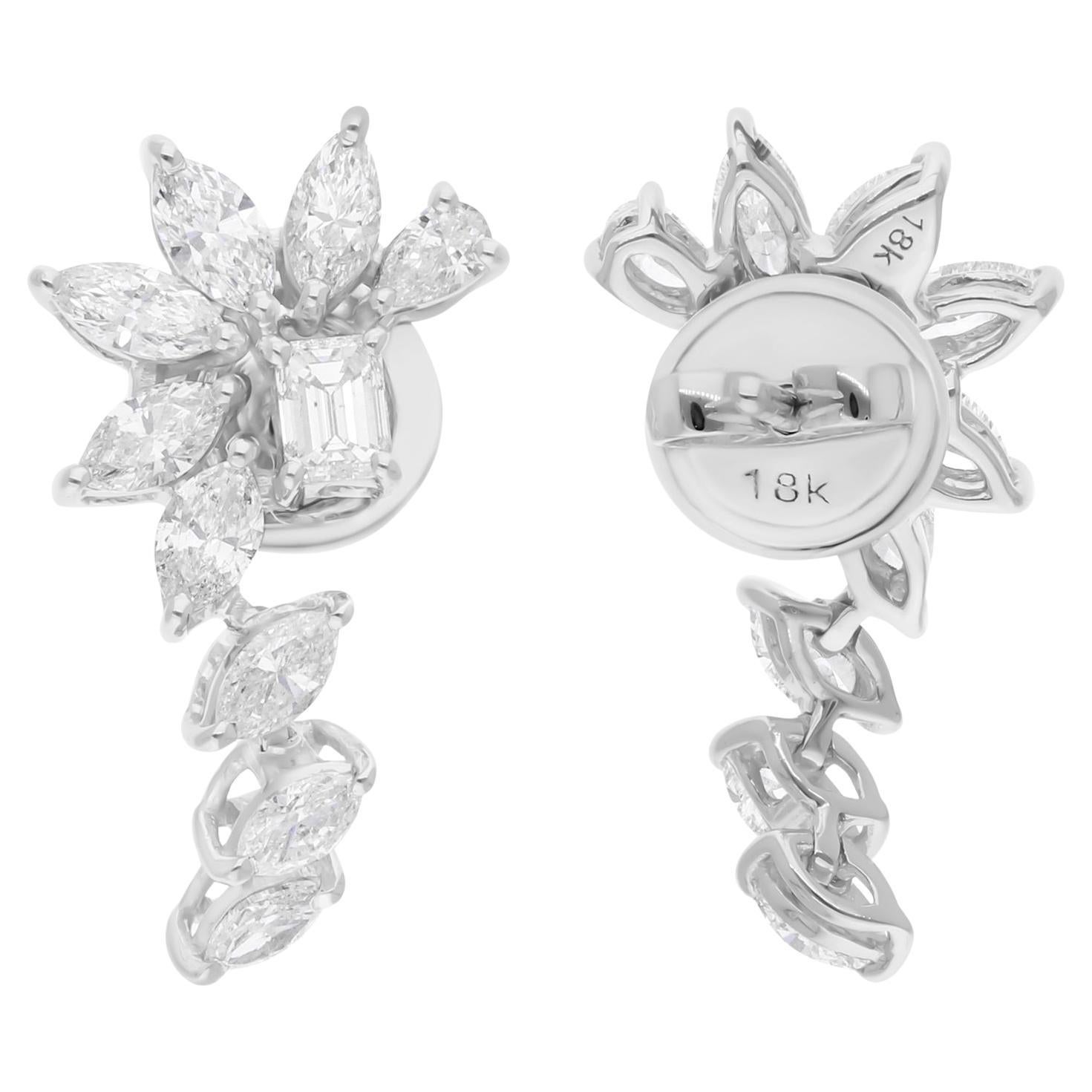 Cast from 14-karat gold, these exquisite earrings are handset with 1.73 carats of sparkling diamonds.

FOLLOW SPECTRUM JEWELS storefront to view the latest collection & exclusive pieces. Spectrum Jewels is proudly rated as a Top Seller on 1stdibs