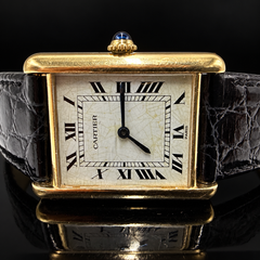 Cartier Tank Cartier Paris 78086 – 18K Yellow Gold – Spider Dial – Manual Wind