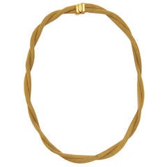 Handmade Woven gold chain