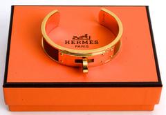 Hermés Cognac Leather Kelly Bracelet