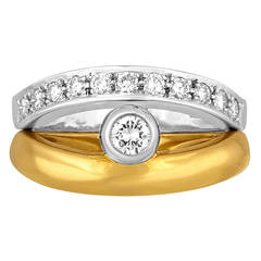 Baraka Reversible Diamond and Gold Ring 4