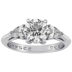 Tiffany & Co. 1.53 Carat G VS1 Diamond Platinum Engagement Ring 10
