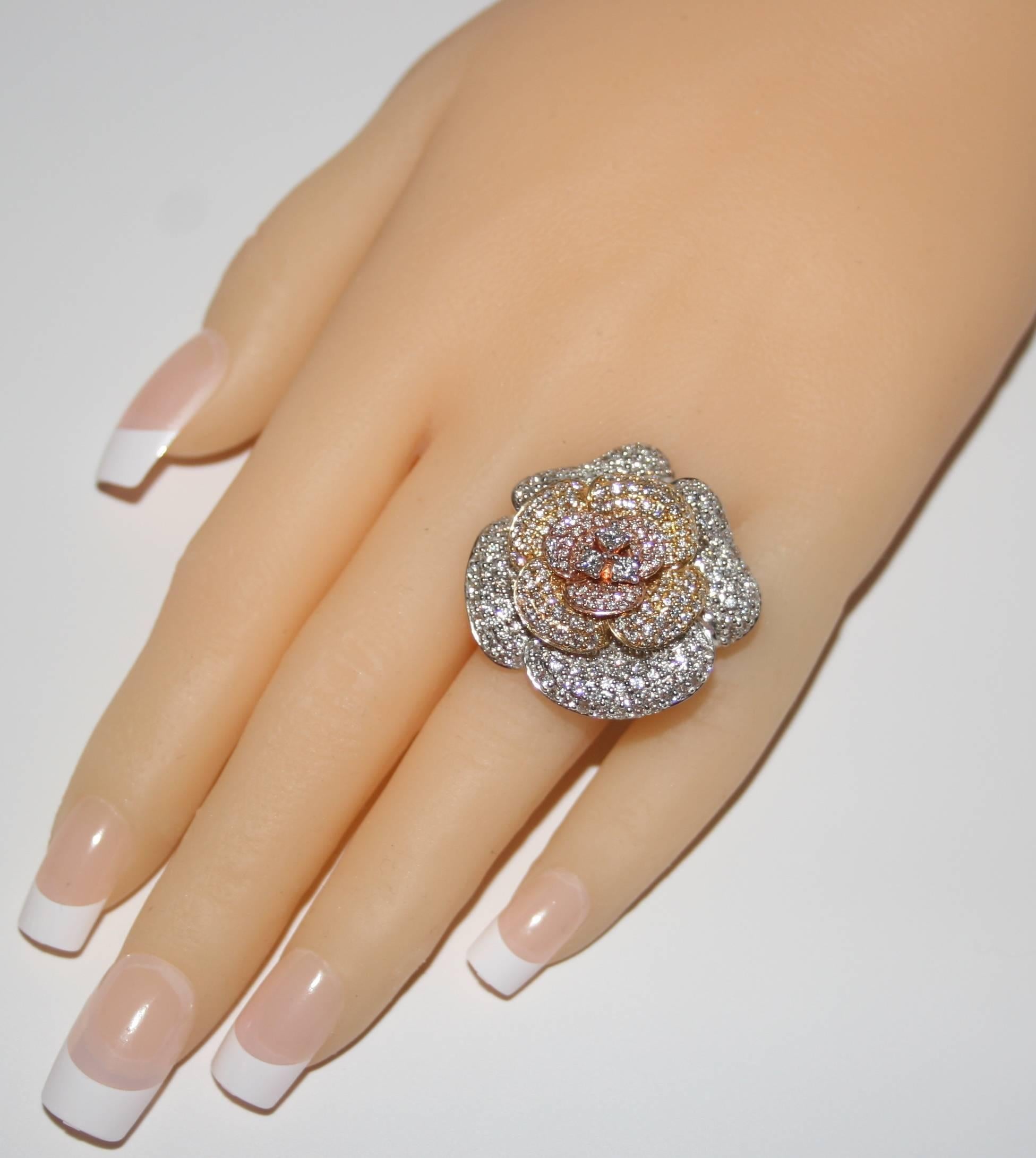 big flower ring