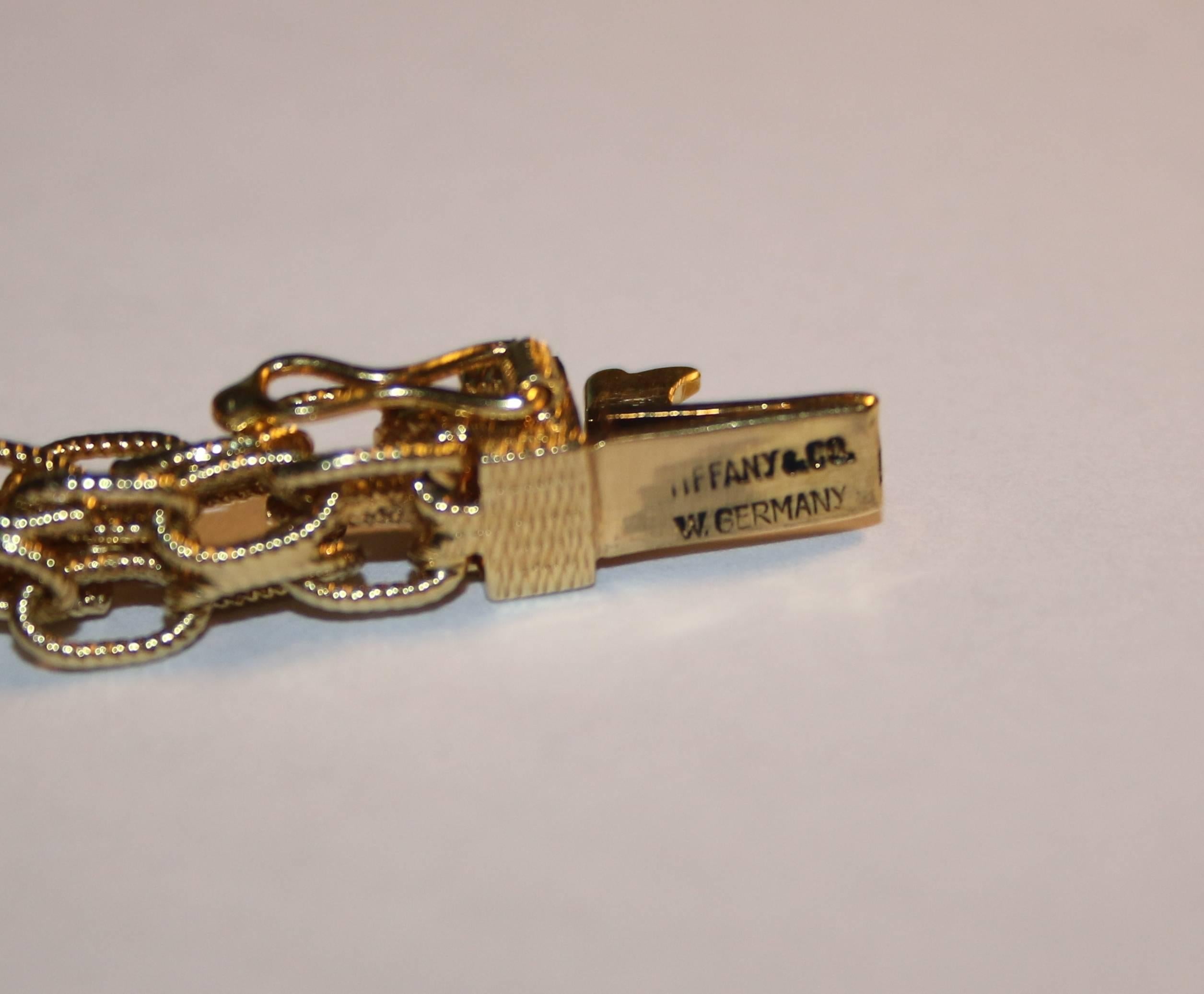 Modern Tiffany & Co. Estate Gold Chain Necklace C.1960's