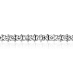 IGI Certified 13.18 Carat Diamond Gold Tennis Bracelet