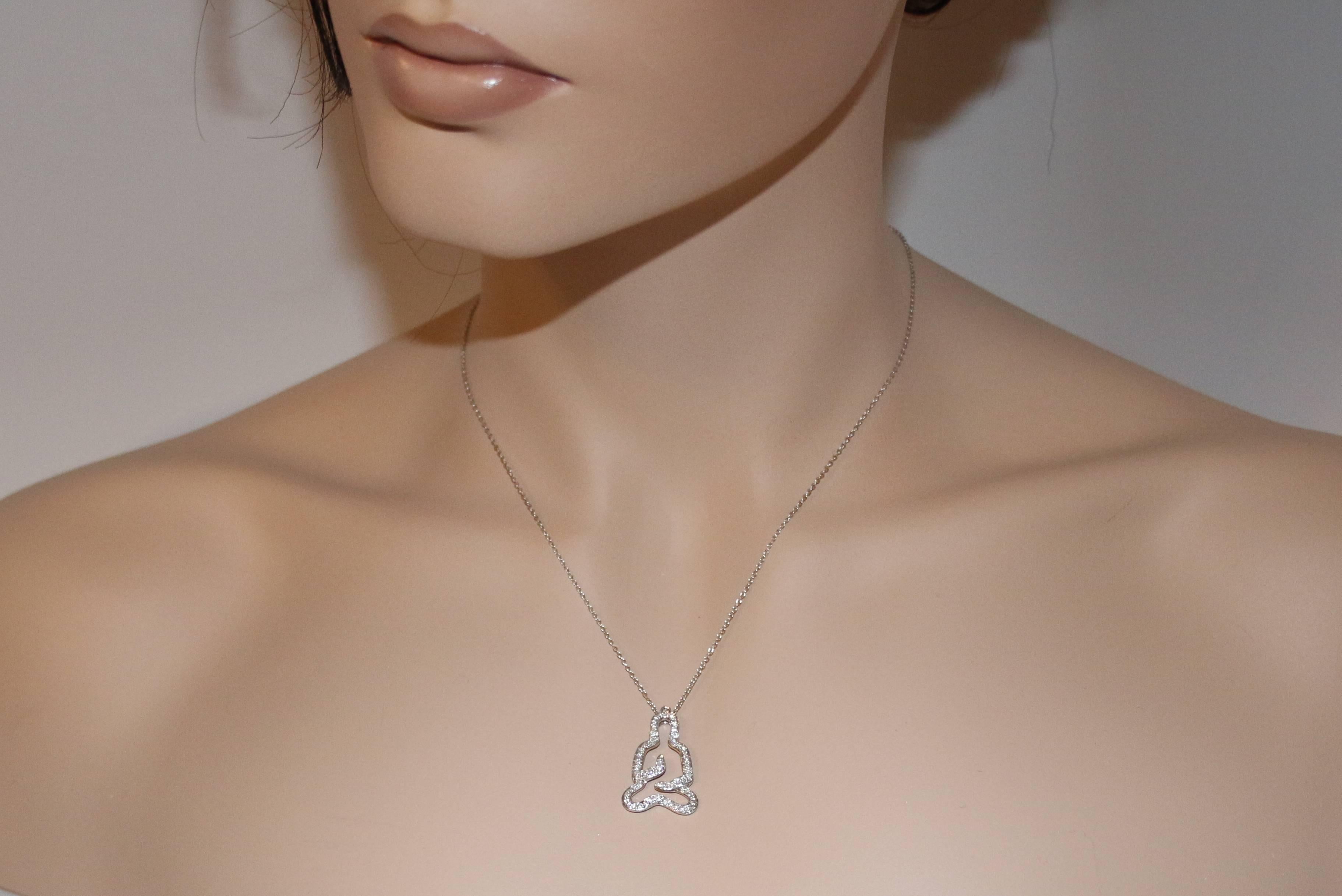 diamond buddha pendant