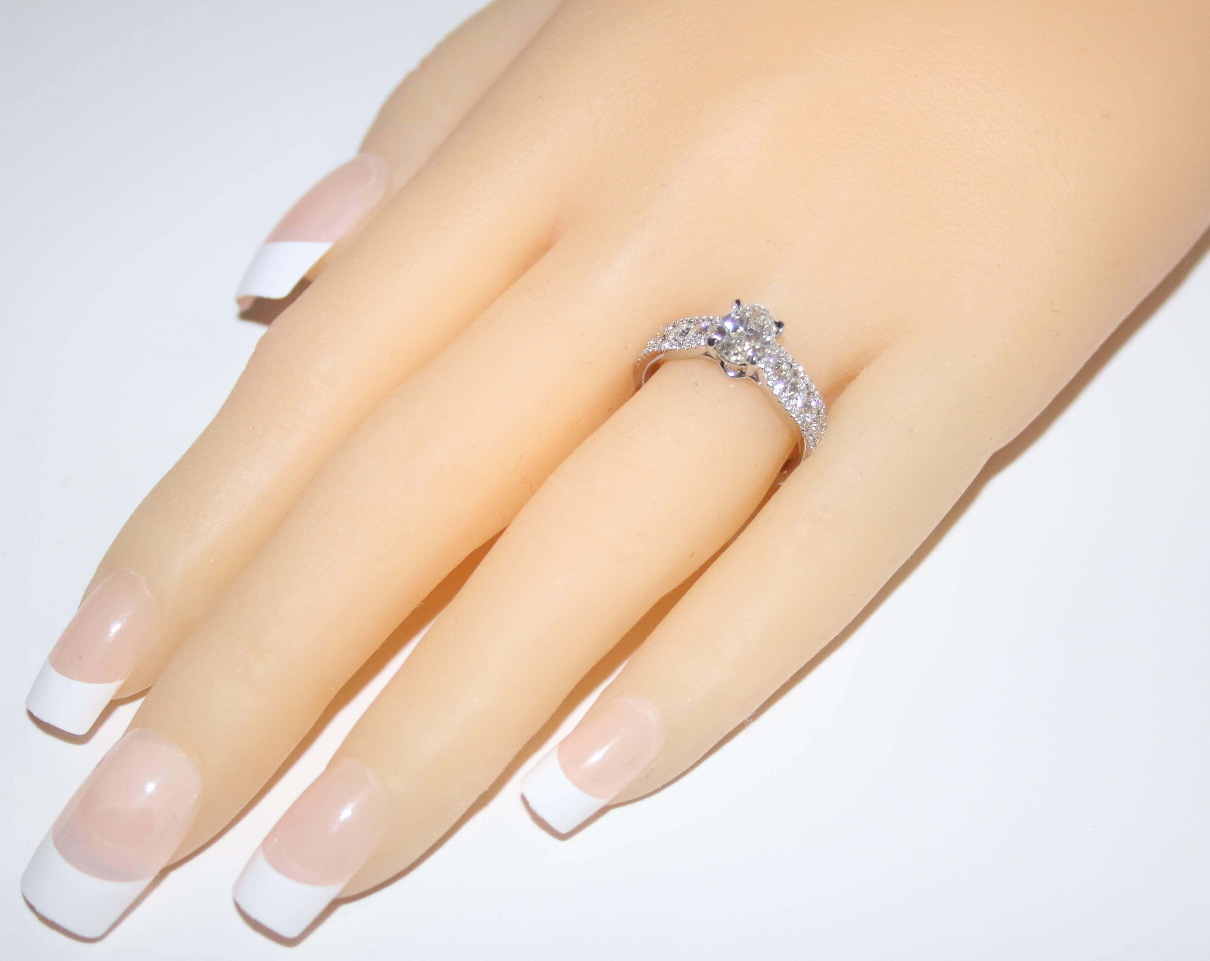 4.5 carat oval diamond ring