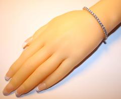 4.55 Carats Diamond Gold Tennis Bracelet
