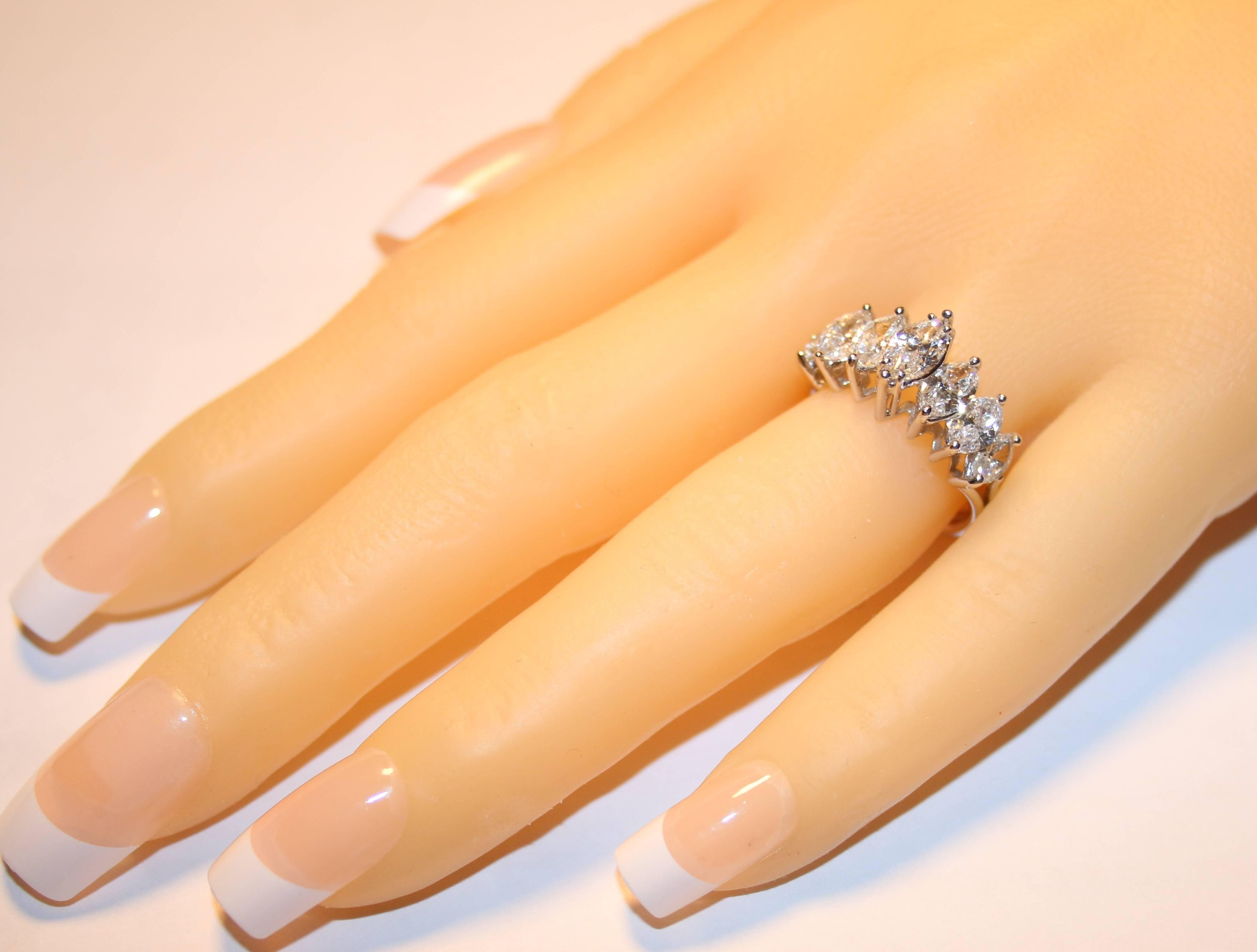 7 marquise diamond ring
