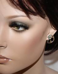 Orecchini in oro Etienne Perret conchiglia a clip in oro 18 carati