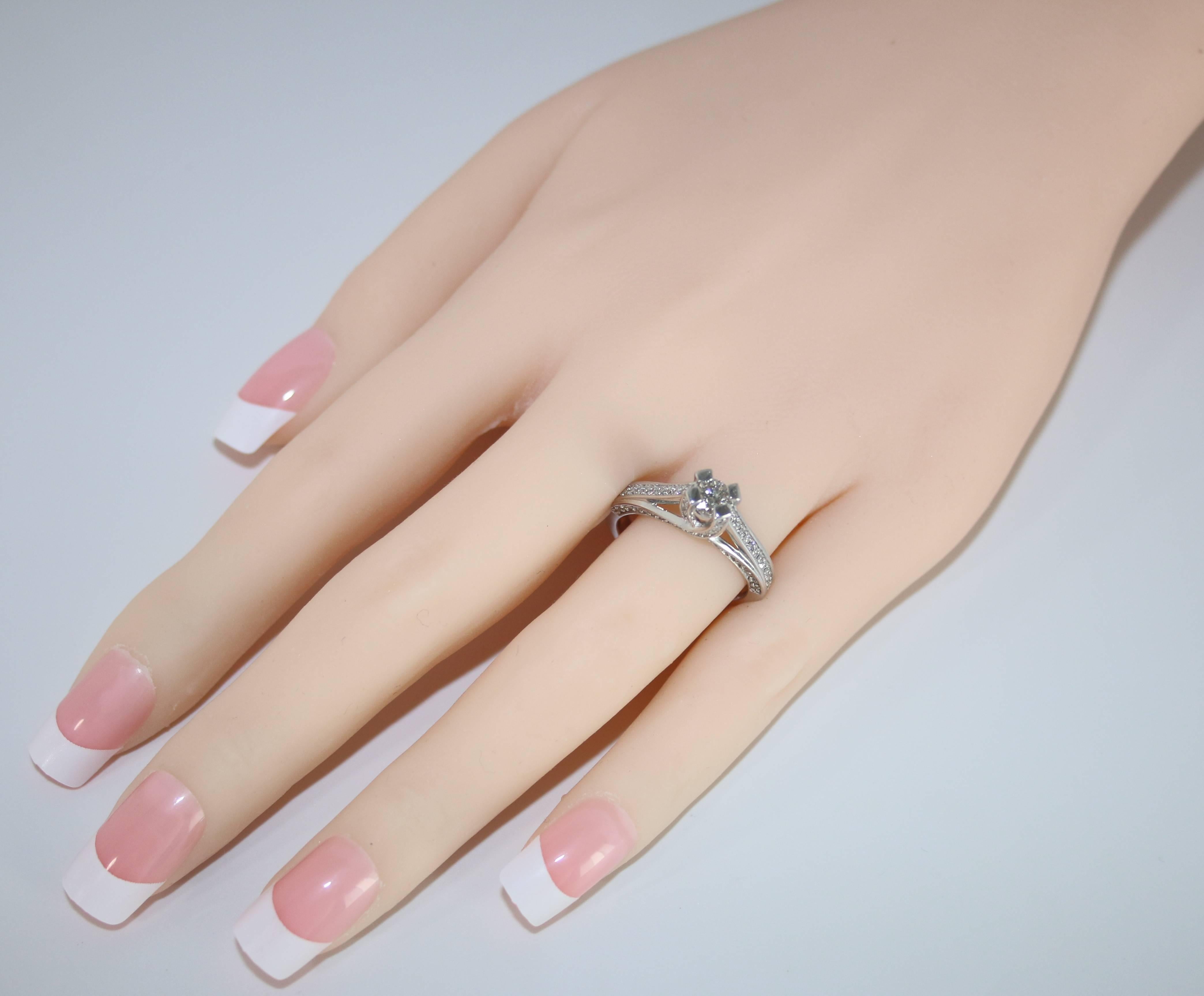 0.35 carat diamond ring