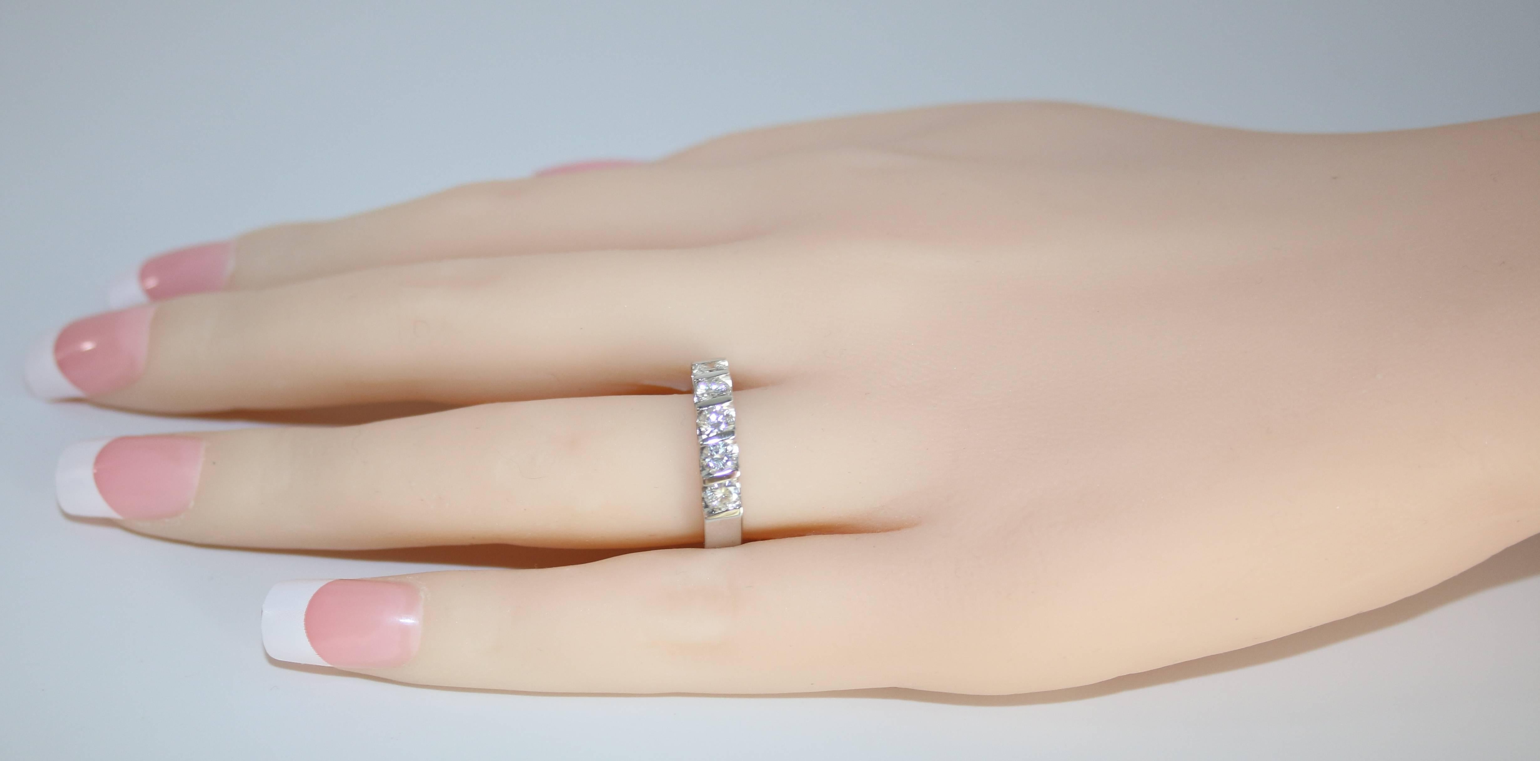 5 stone diamond ring designs
