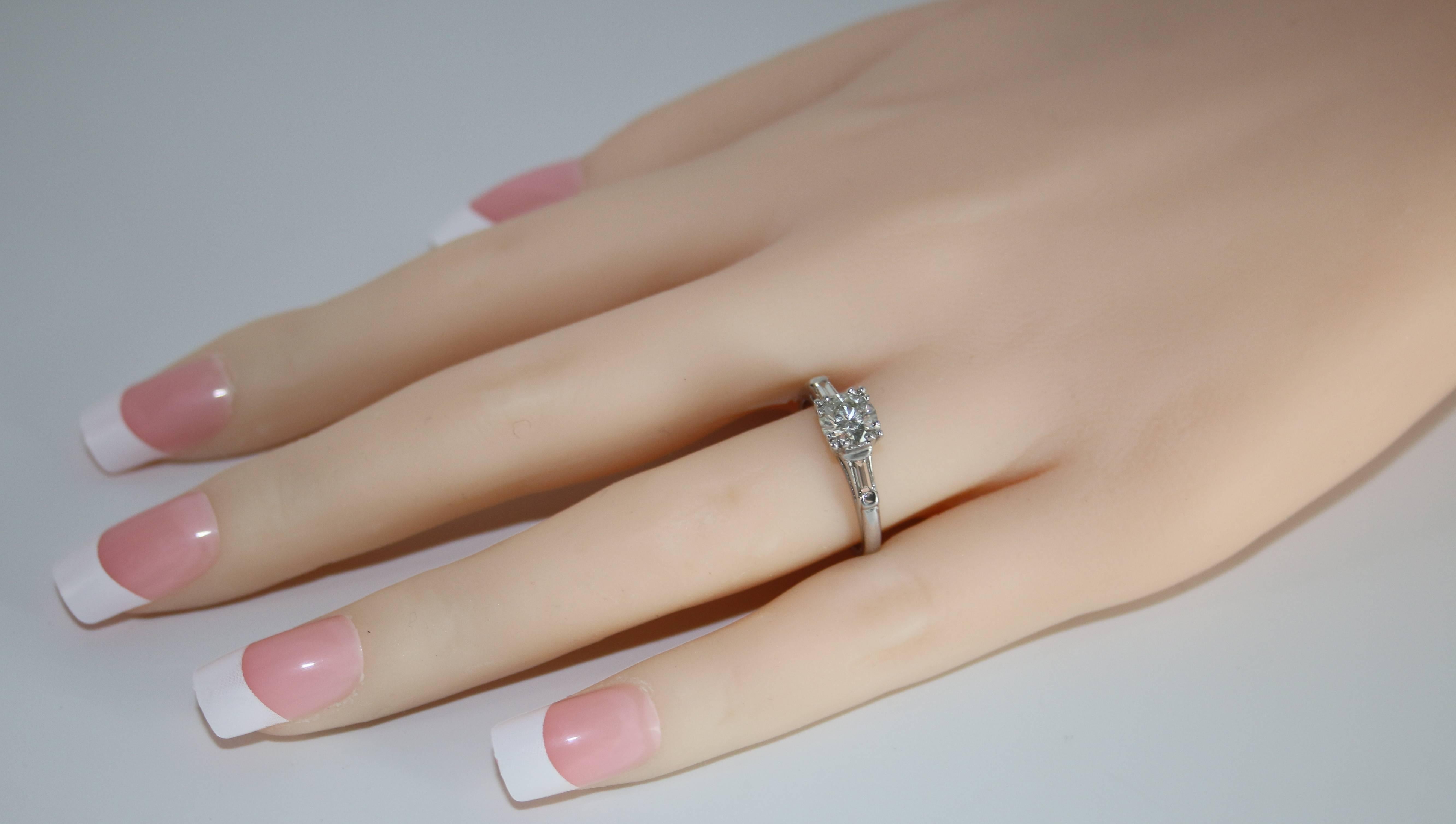 0.74 carat diamond ring