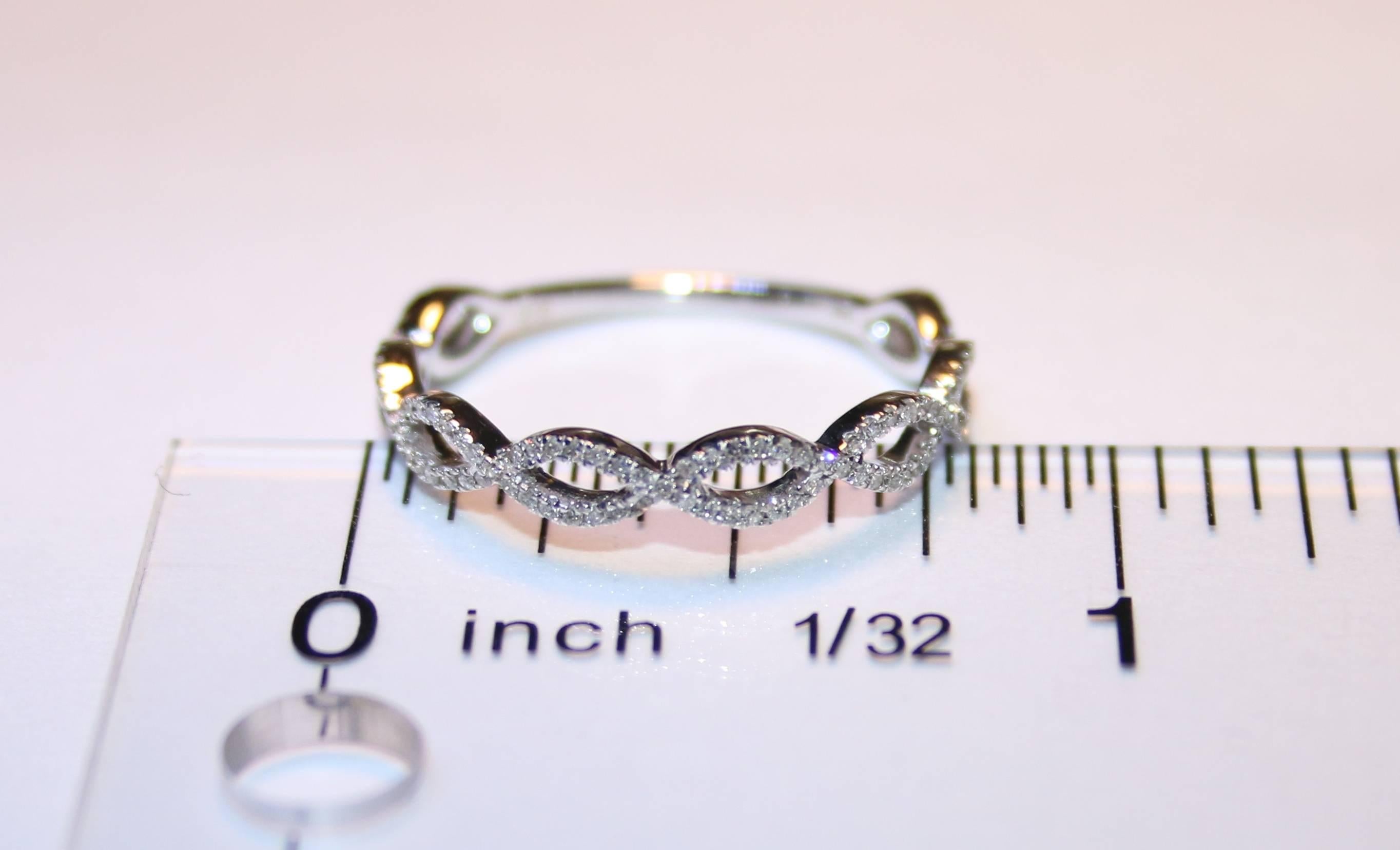 diamond infinity ring