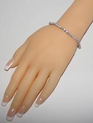 4,97 Karat Diamant-Gold-Tennisarmband