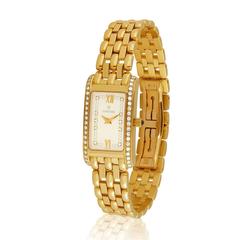 Concord Lady's Yellow Gold Diamond Veneto Quartz Wristwatch