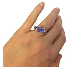 Gubelin Weißgoldring aus Weißgold mit 4,60 Karat Saphir