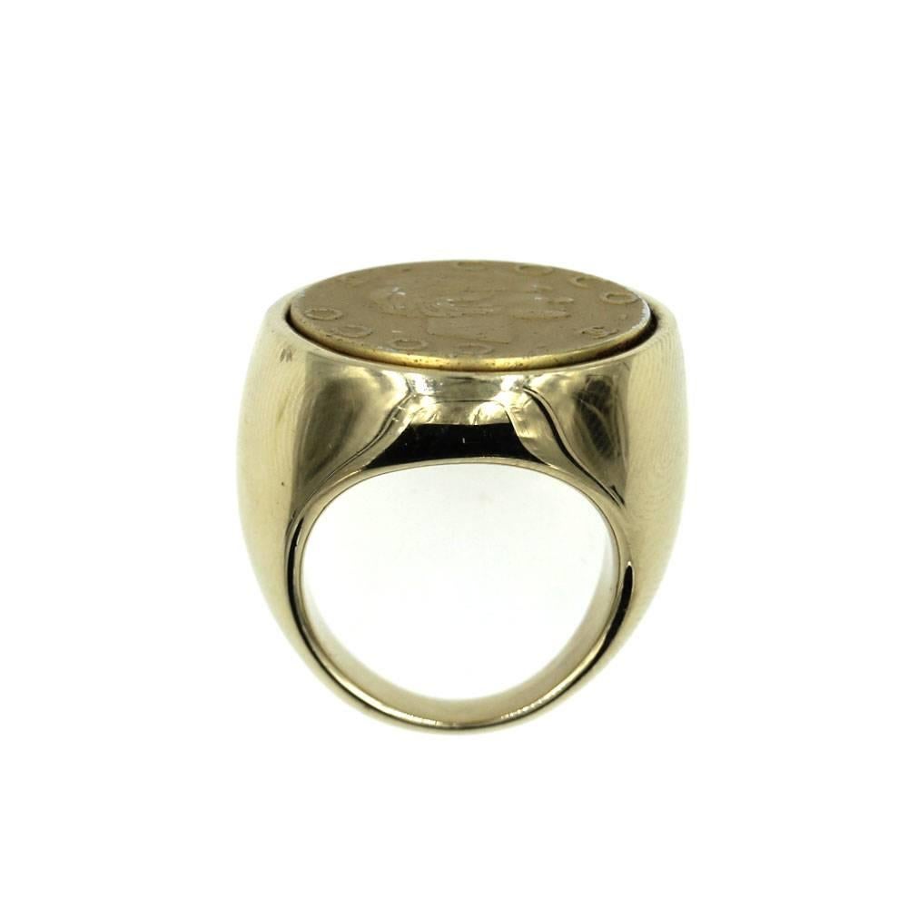 coin signet ring