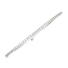 Tiffany & Company Diamond Metro Cuff Bangle Bracelet Modern