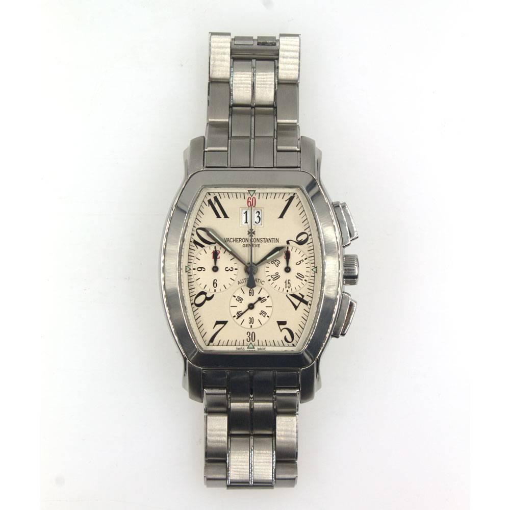 Vacheron Constantin Royal Eagle Chronograph Stainless Steel Watch  In Excellent Condition In Boca Raton, FL