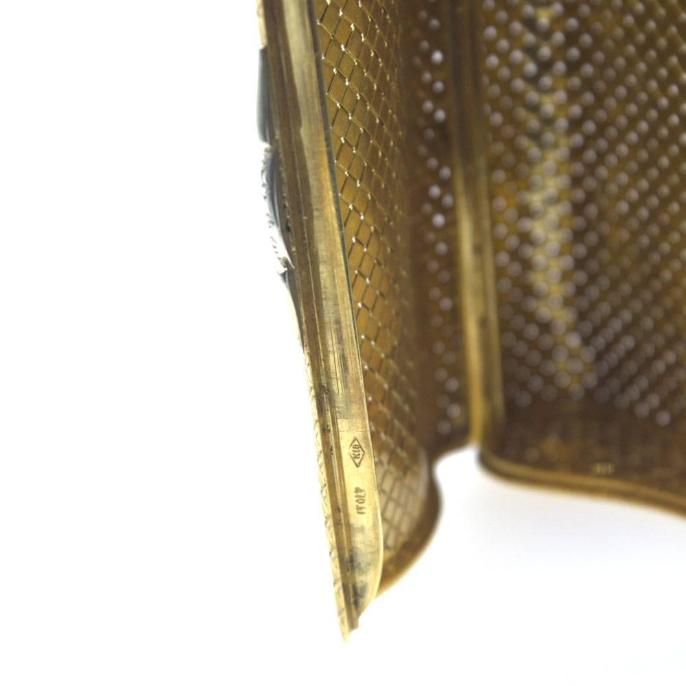 solid gold cigarette case