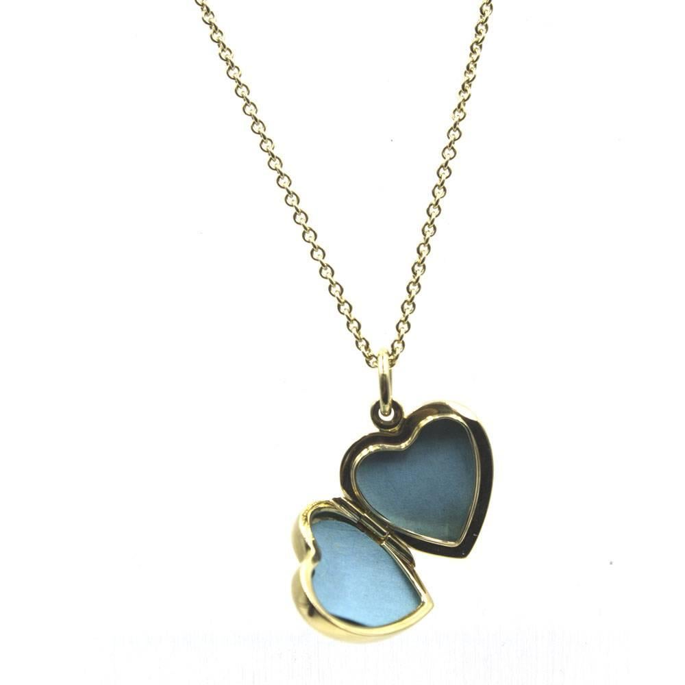 Tiffany & Co. Yellow Gold Heart Locket