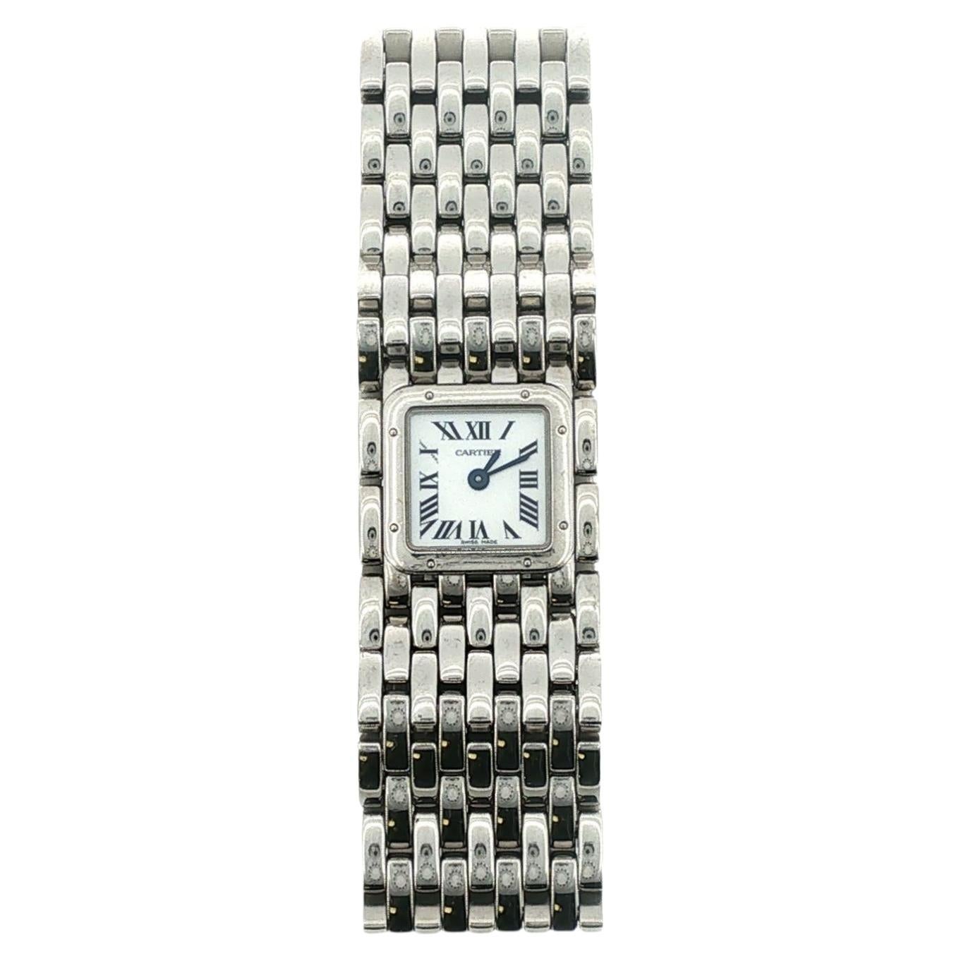 Reloj de mujer Cartier Panthère Ruban de acero inoxidable en venta