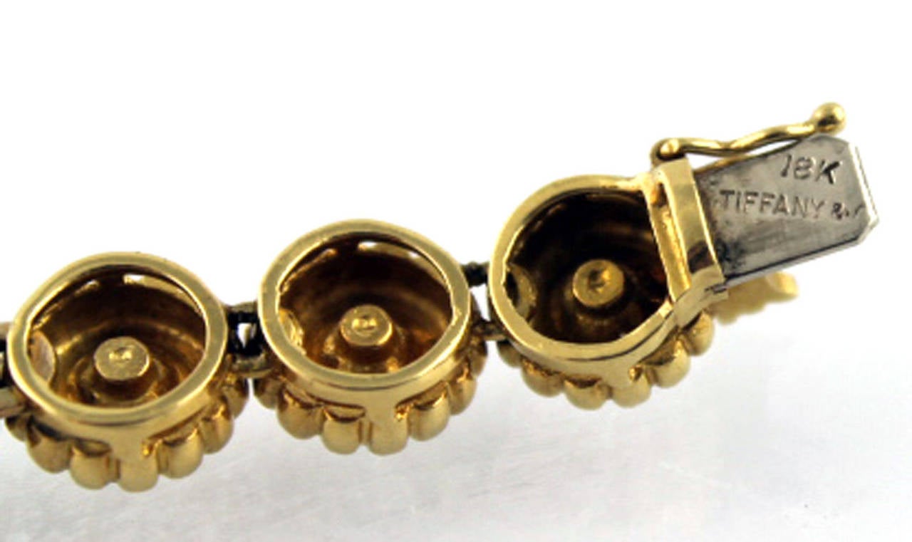 1960s Tiffany & Co. Turquoise Gold Link Bracelet