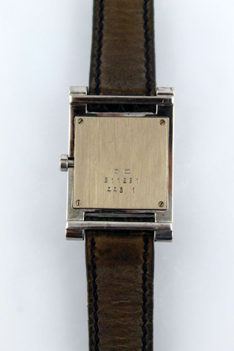 Modern Chopard Lady's White Gold Your Hour Quartz Dress Wristwatch Ref 136621