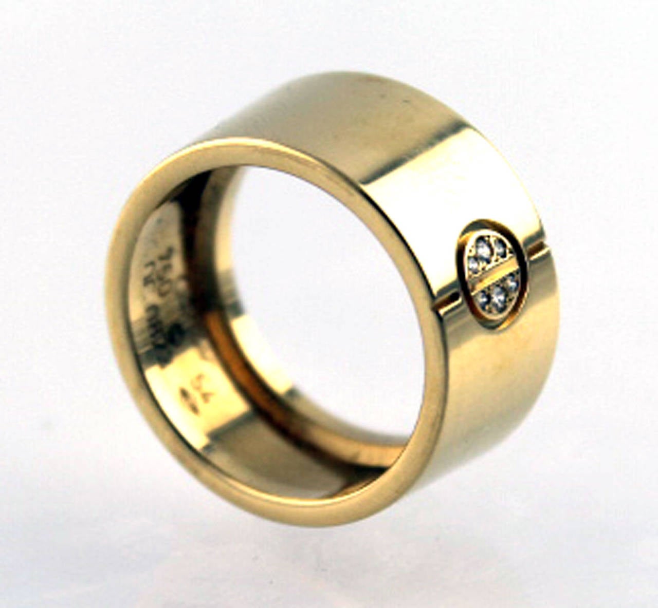 Cartier Diamond Gold Love Ring In Excellent Condition In Boca Raton, FL