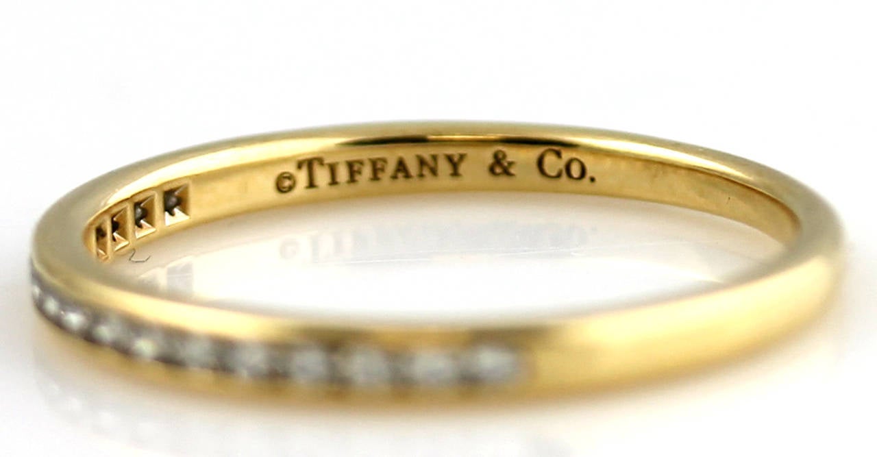 Tiffany & Co. Lucida Cut Diamond Gold Platinum Engagement and Bridal Set 1