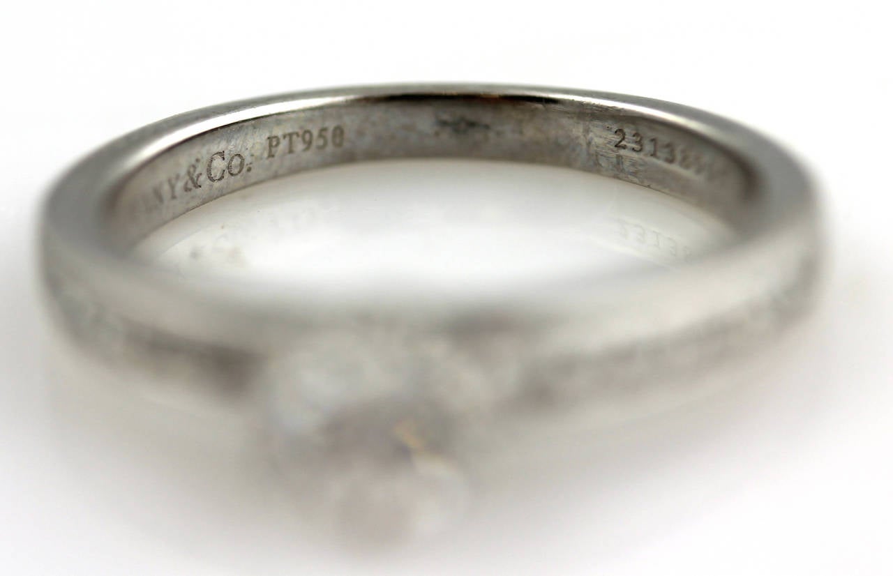 Women's Tiffany & Co. Diamond Platinum Solitaire Engagement Ring
