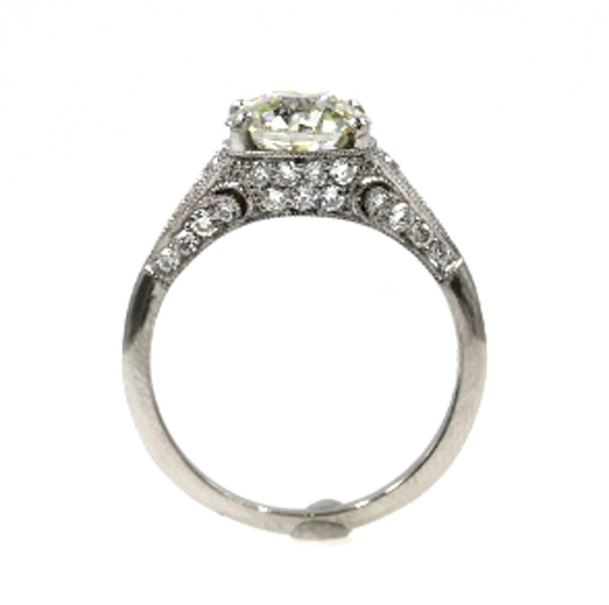 deco platinum ring deco 2 06 carat platinum ring at 1stdibs deco platinum ring deco 2 06 carat platinum ring at 1stdibs