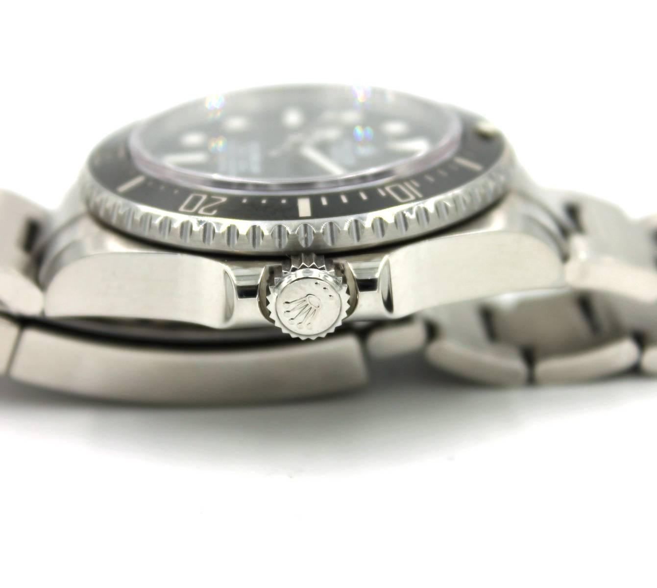Rolex Stainless Steel Sea Dweller Wristwatch Ref 11660 1