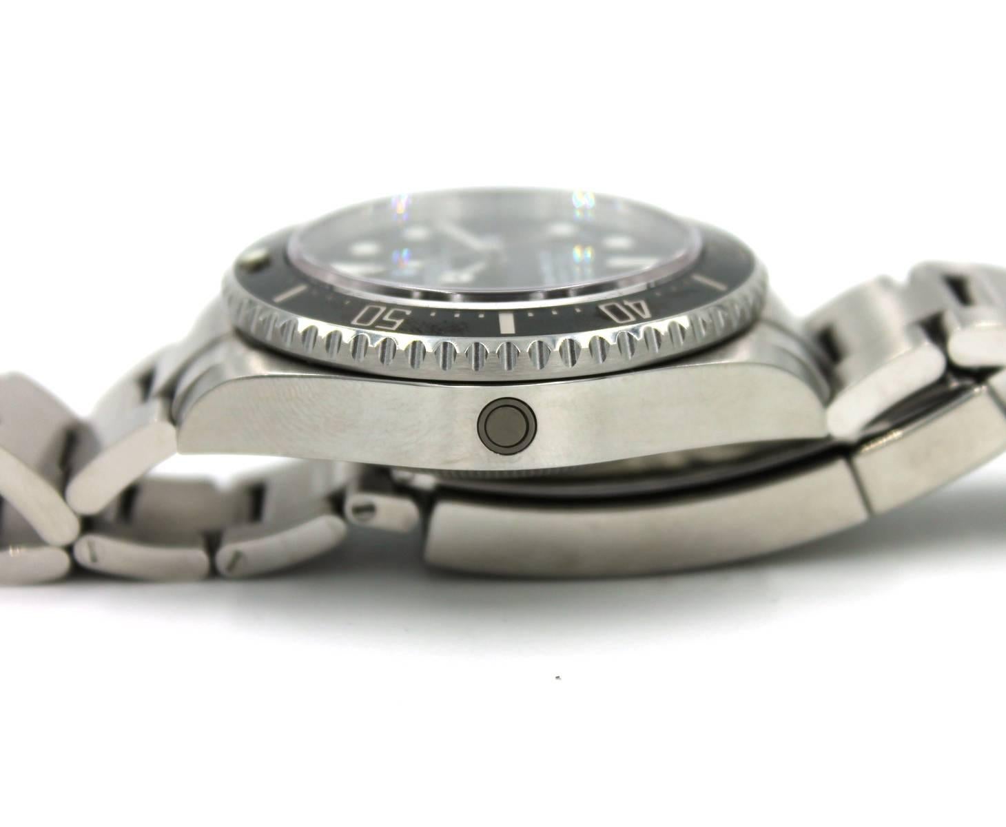 Rolex Stainless Steel Sea Dweller Wristwatch Ref 11660 2