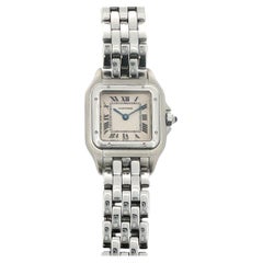 Cartier Panthère de Cartier Stainless Steel Small Watch Cartier Pouch