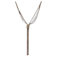 Harpo's Of Italy Diamond 18 Karat Gold Tassel Multi-Strand 22 Inch Necklace