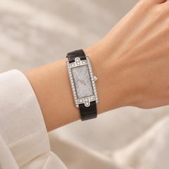 Montre-bracelet Harry Winston Avenue C Diamond en or blanc 18 carats