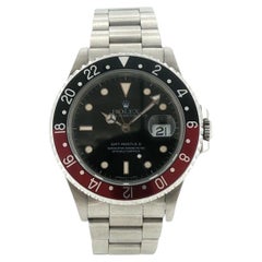 Rolex GMT Master II aus Edelstahl „Coke“, 40 mm, mit Oyster-Armband