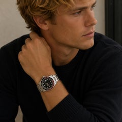 Rolex GMT Master II aus Edelstahl „Coke“, 40 mm, mit Oyster-Armband