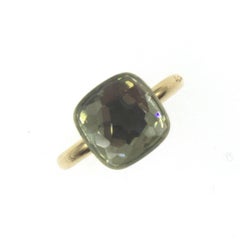 Pomellato Nudo Maxi Prasiolite 18 Karat Yellow Gold Ring
