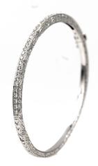 Penny Preville Diamond Gold Bangle Bracelet