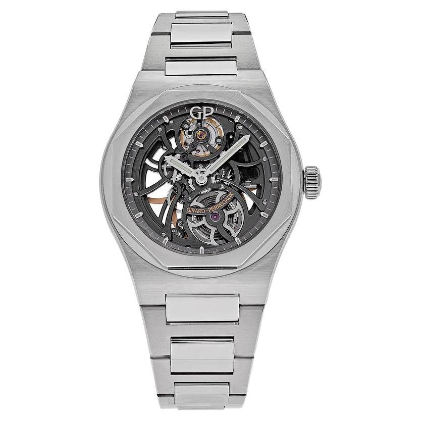 GirardPerregaux Laureato Skeleton Steel 810151100111A For Sale at